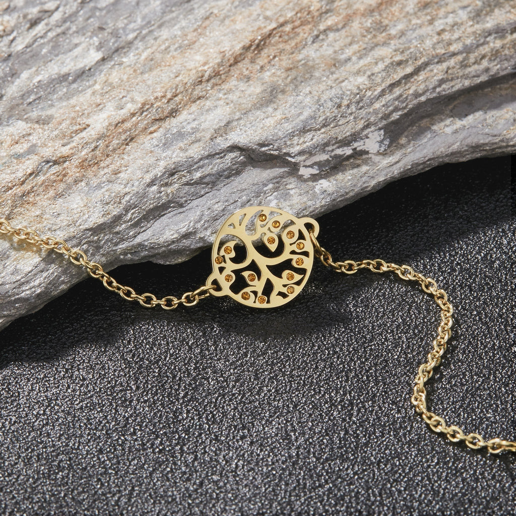 Zink Women's Gold Stainless Steel Bracelet | Zfbr010gs