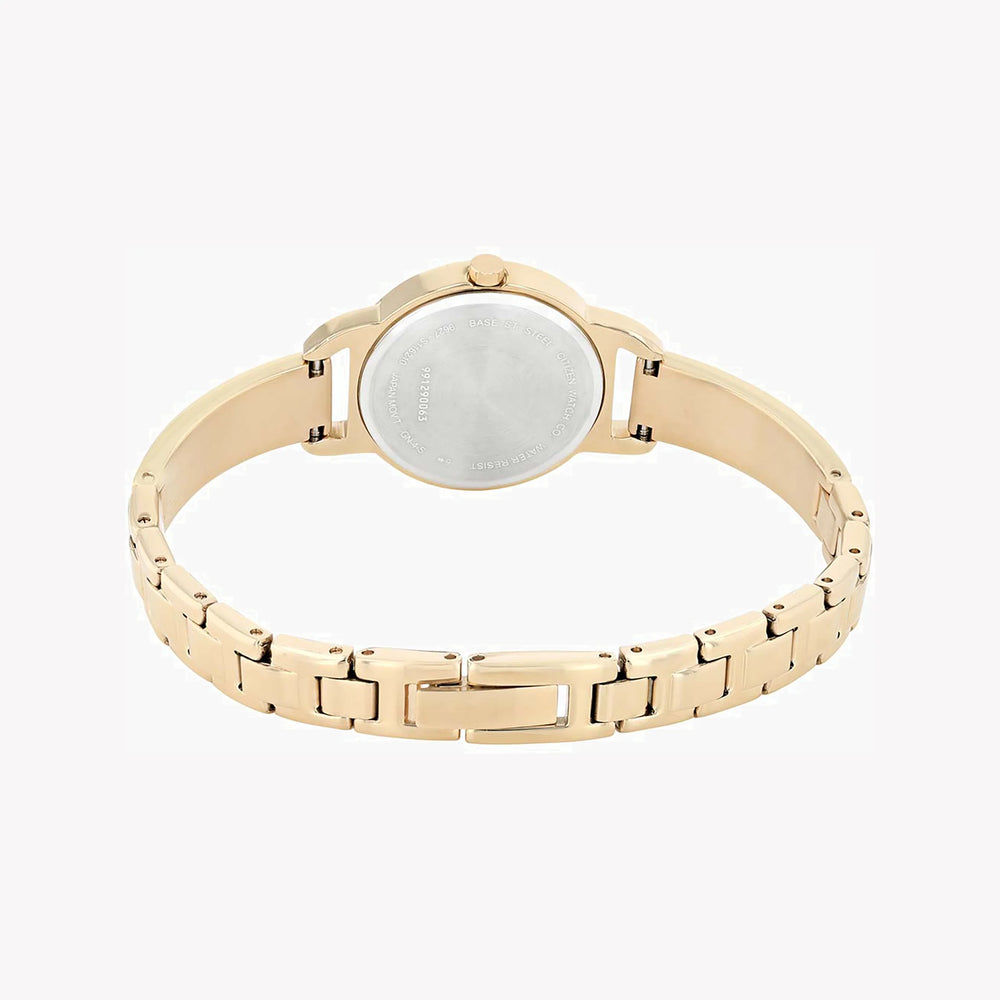 Citizen Ez6373-58l Radiant Charm - Gold & Blue Stylish Women's Watch With Quartz Movement by i-watch