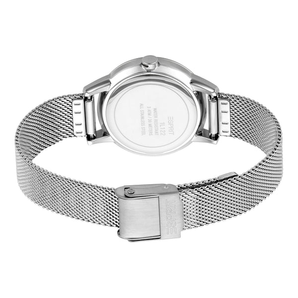 Esprit Women's Watch With Silver Stainless Steel Case And Silver Stainless Steel Band by i-watch