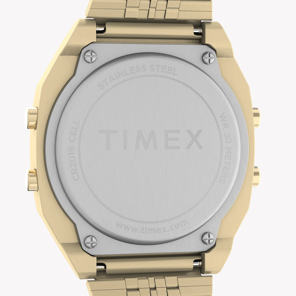 TIMEX T80 GOLD-TONE CHRONOGRAPH - RETRO ELEGANCE MEETS MODERN FUNCTIONALITY Unisex Bracelet Watch-i-Watch-4