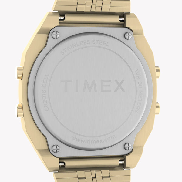 TIMEX T80 GOLD-TONE CHRONOGRAPH - RETRO ELEGANCE MEETS MODERN FUNCTIONALITY Unisex Bracelet Watch-i-Watch-4