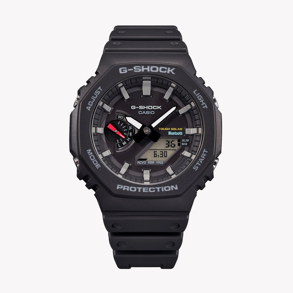 G-Shock Men's Black Resin Watch, Octagonal Design | Ga-B2100-1adr by i-watch