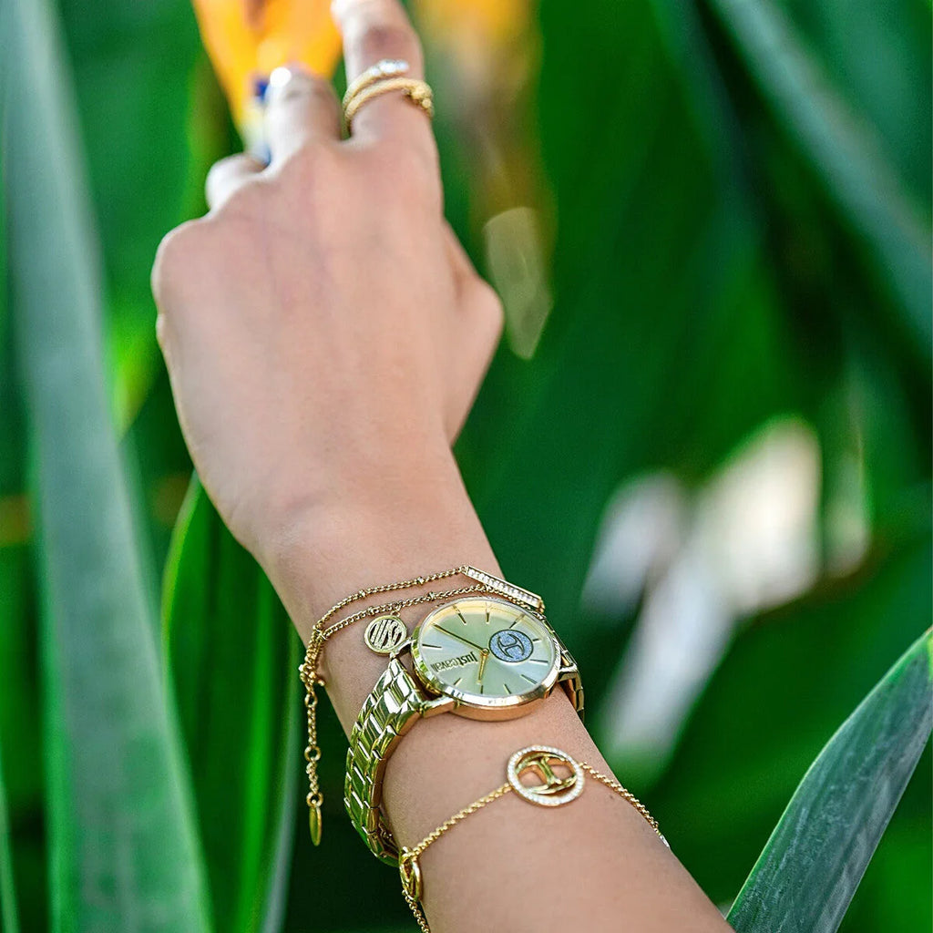 JUST CAVALLI Women's Watch with Gold Stainless Steel Case and Gold Stainless Steel Band-i-Watch-5