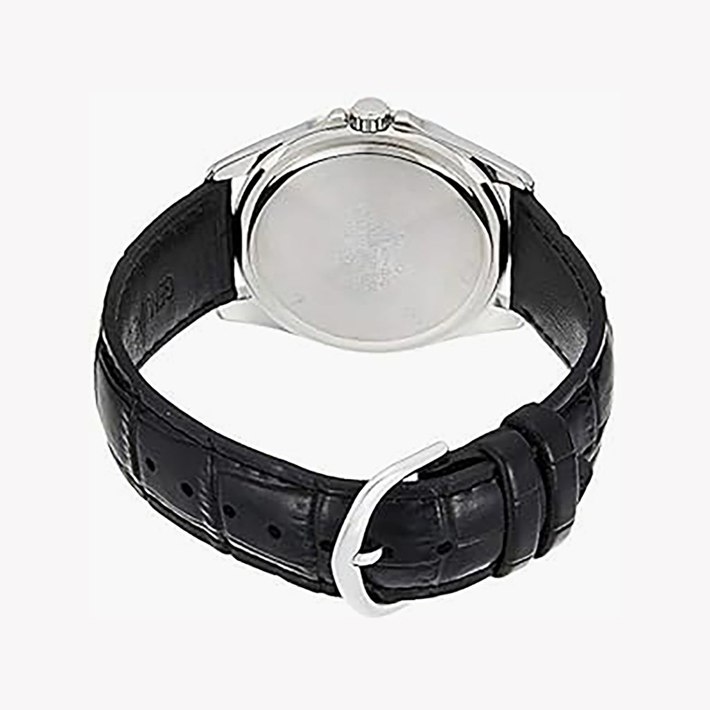 CASIO MTP-1370L-7AVDF - TIMELESS ELEGANCE MEN'S CLASSIC WATCH WITH LEATHER STRAP & DATE FUNCTION-i-Watch-2