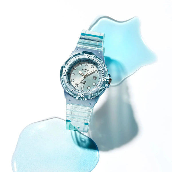 Casio Unisex Blue Resin Watch, Blue Dial | Lrw-200hs-2evef by i-watch