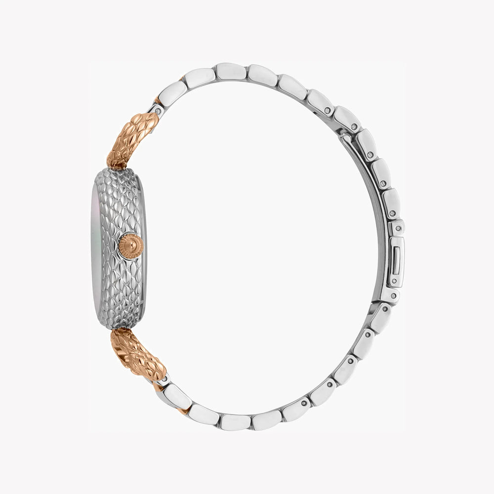 Just Cavalli Women's Silver & Rose Gold Watch, White Dial | Jc1l148m0095 by i-watch