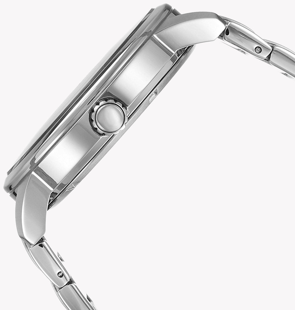 CITIZEN AO9040-52A MODERN CLASSIC - ECO-DRIVE MEN'S WATCH with Silver Stainless Steel Band and White Dial-i-Watch-2