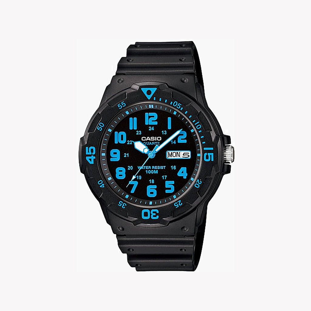 CASIO MRW-200H-2BV BOLD PERFORMANCE - ADVENTURE-READY MEN'S WATCH with Black Resin Band and Sleek Dial-i-Watch-3
