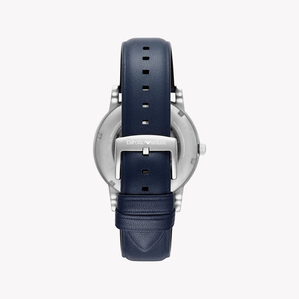 Emporio Armani Men's Blue Leather Watch, Blue Dial | Ar60011 by i-watch