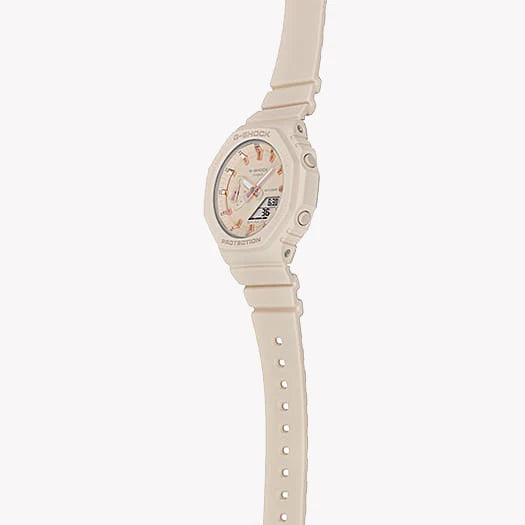 Casio Women's Beige Resin Watch, Carbon Case | Gma-S2100-4aer by i-watch