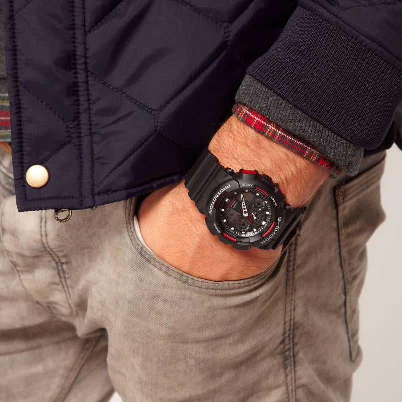 CASIO G-SHOCK GA-100-1A4ER DYNAMIC ADVENTURE - MEN'S IMPACT-RESISTANT TIMEPIECE-i-Watch-4