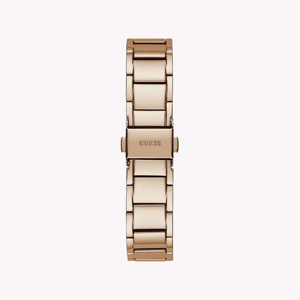 Guess Women's Rose Gold Watch, Clear Dial | Gw0403l3 by i-watch