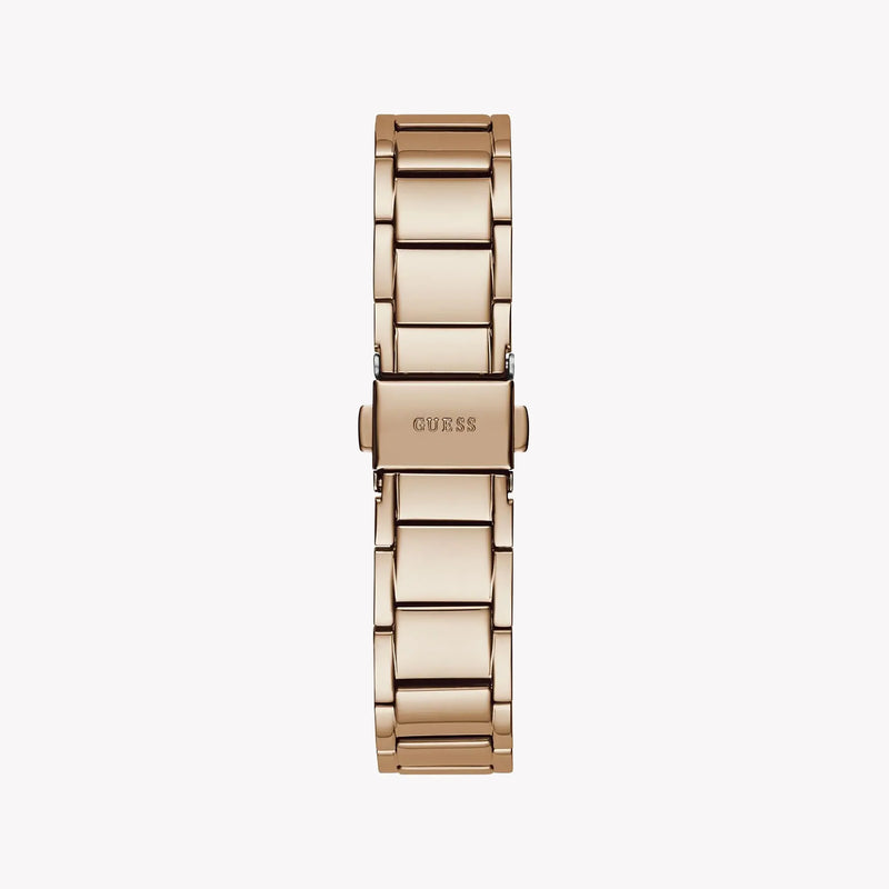 Guess Women's Rose Gold Watch, Clear Dial | Gw0403l3 by i-watch