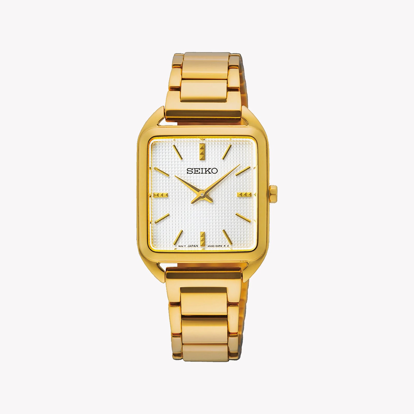 Seiko Women's Gold Stainless Steel Watch, White Dial | Swr078p1 by i-watch