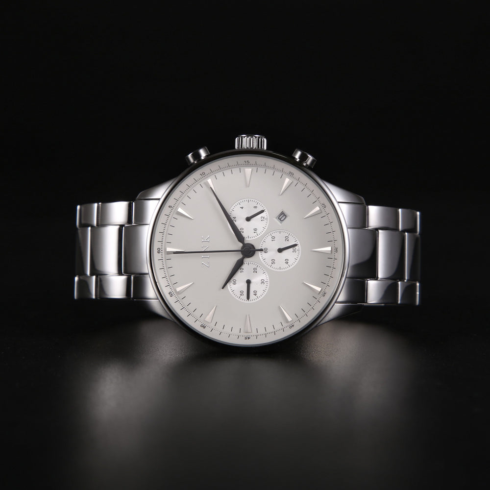 Zink Men's Stainless Steel Silver Watch | Zk127g2ss-16 by i-watch