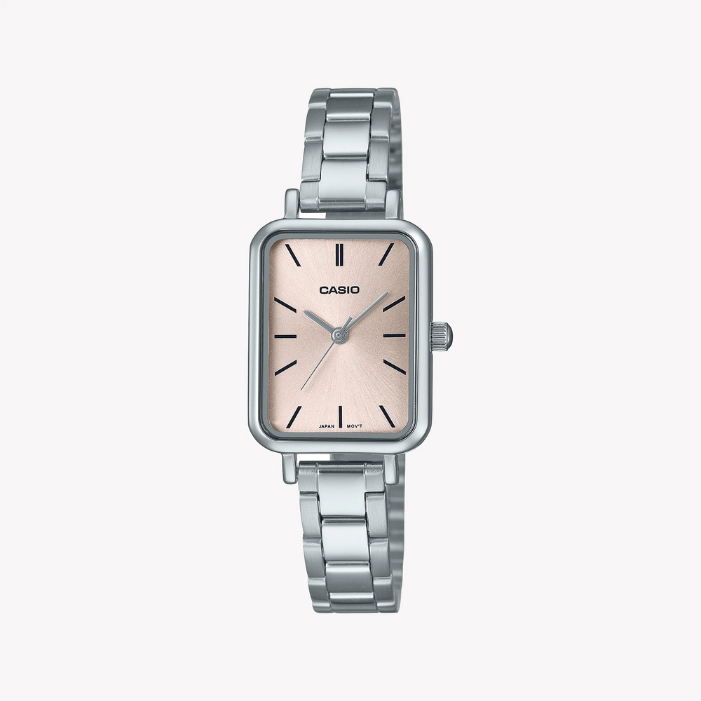 CASIO Women's Watch with Silver Stainless Steel Case and Silver Stainless Steel Band-i-Watch-3