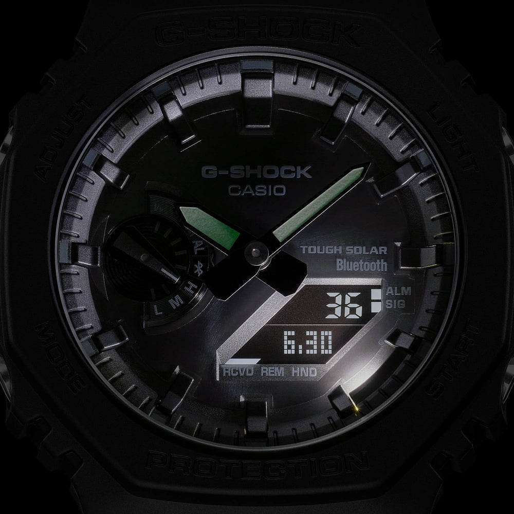 Casio Men's Black Resin Watch, Carbon Case | Ga-B2100-1a1er by i-watch