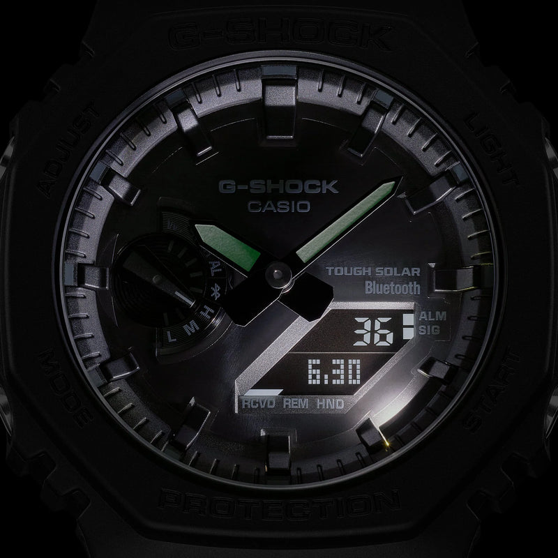 Casio Men's Black Resin Watch, Carbon Case | Ga-B2100-1a1er by i-watch