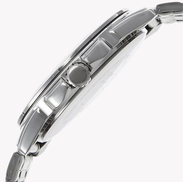 Casio Men's Silver Watch, Black Dial | Mtp-1314d-1avdf by i-watch