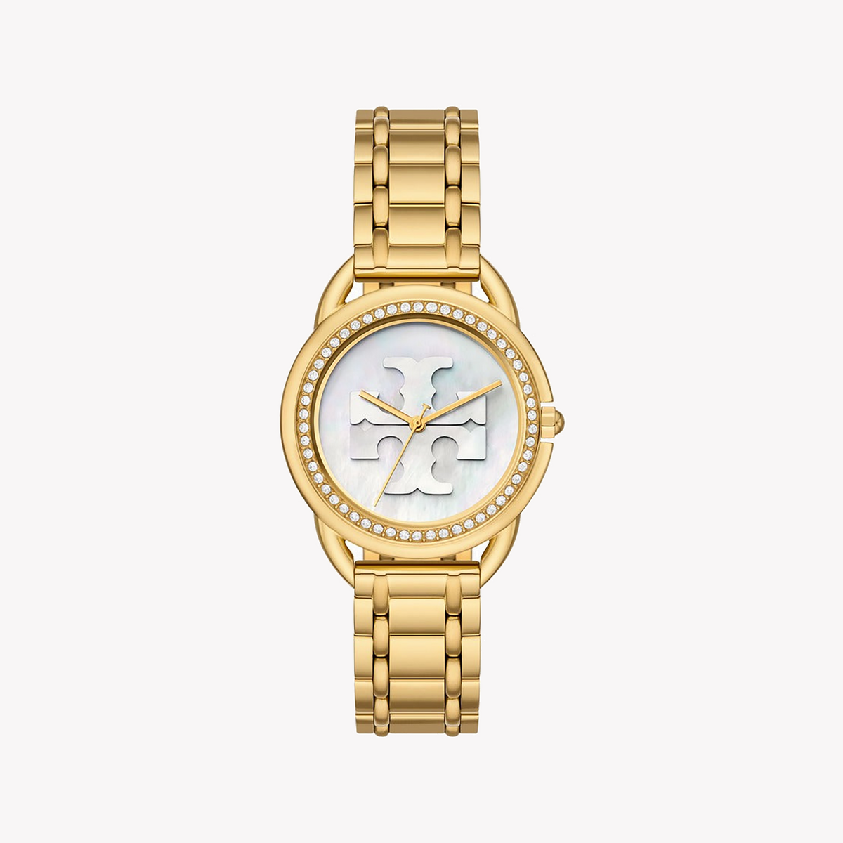 Tory Burch Women's Watch with Gold Stainless Steel Case and Gold Stainless Steel Band