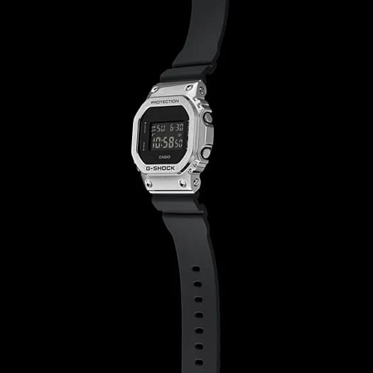 Casio G-Shock Men's Silver & Black Watch, Digital | Gm-5600-1er by i-watch
