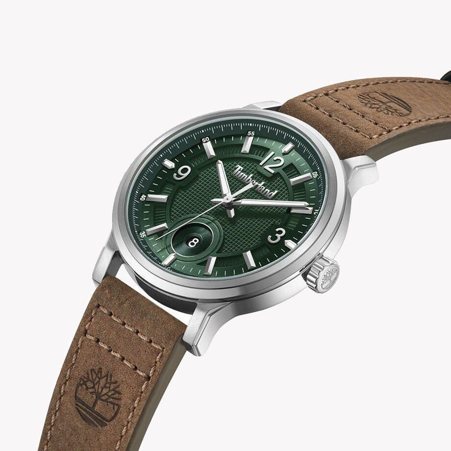 TIMBERLAND TDWGB0055901 ADVENTURE READY - MEN'S RUGGED TIMEPIECE WITH GREEN DIAL & LEATHER BAND-i-Watch-3