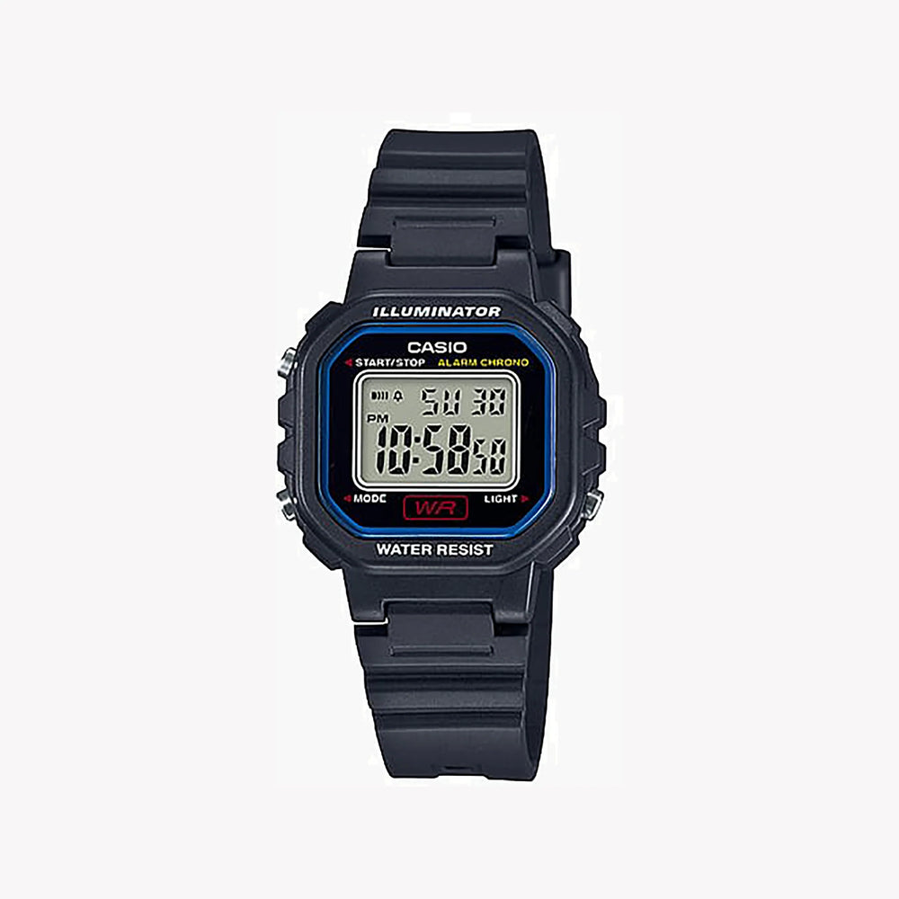 Casio Unisex Black Resin Watch, Digital Display | La-20wh-1c by i-watch