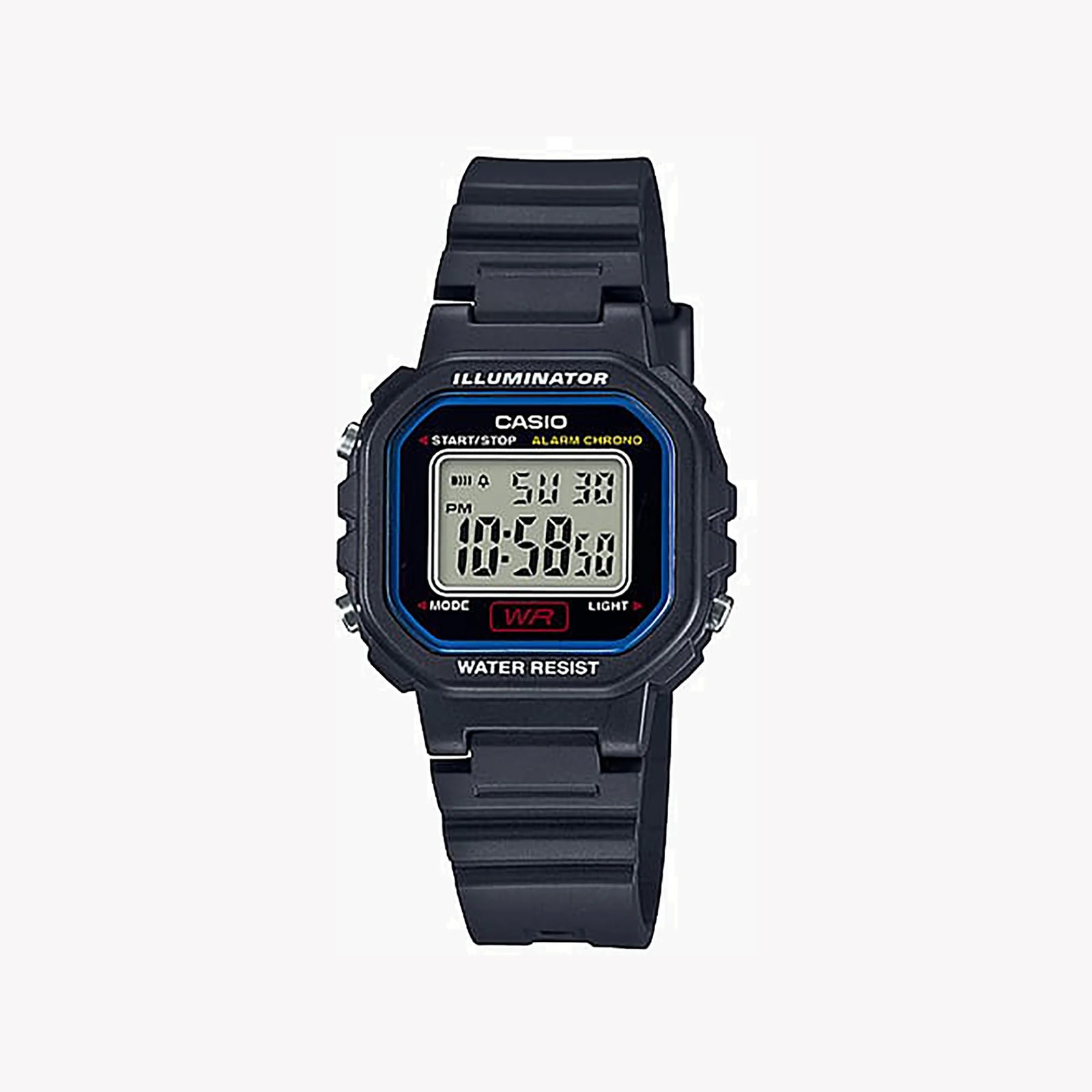 Casio Unisex Black Resin Watch, Digital Display | La-20wh-1c by i-watch