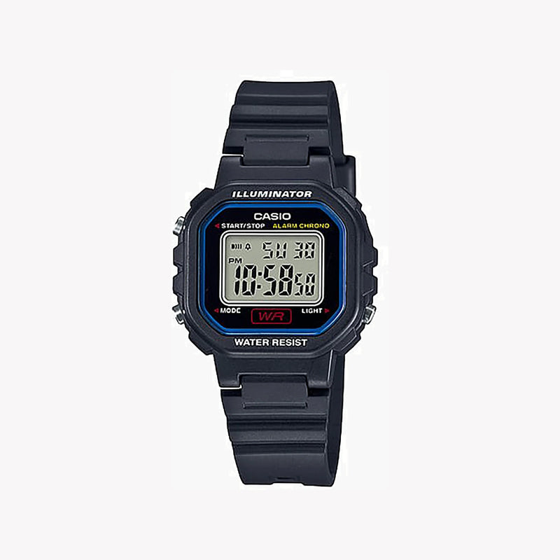 Casio Unisex Black Resin Watch, Digital Display | La-20wh-1c by i-watch