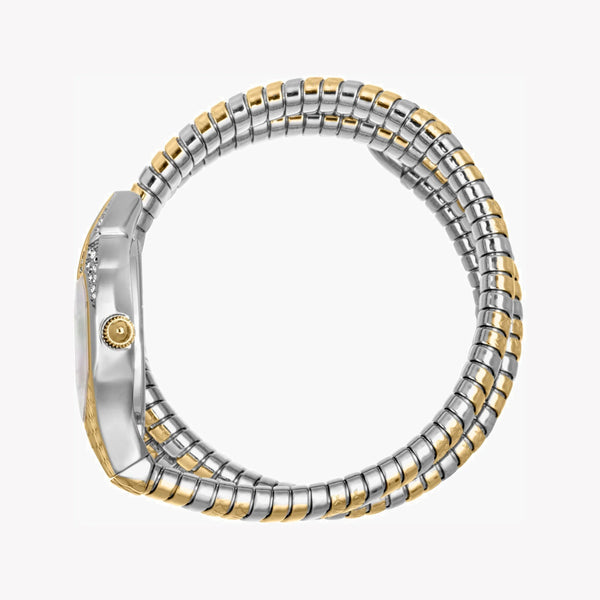 Just Cavalli Women's Silver & Gold Stainless Steel Watch, Case And Band | Jc1l193m0055 by i-watch