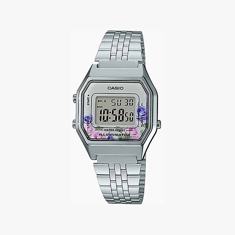 Casio Unisex Silver Resin & Stainless Steel Watch | La680wa-4cdf by i-watch