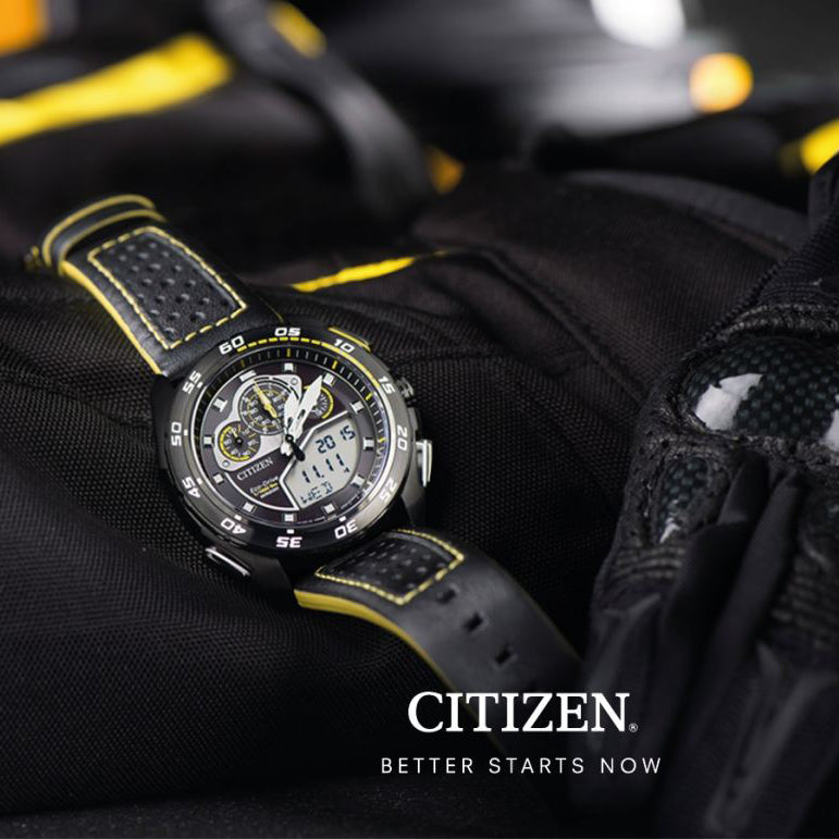 CITIZEN Eco-Drive JW0127-04E - MODERN POWERHOUSE MEN’S WATCH with Black Leather Band & Bold Chronograph Features-i-Watch-4