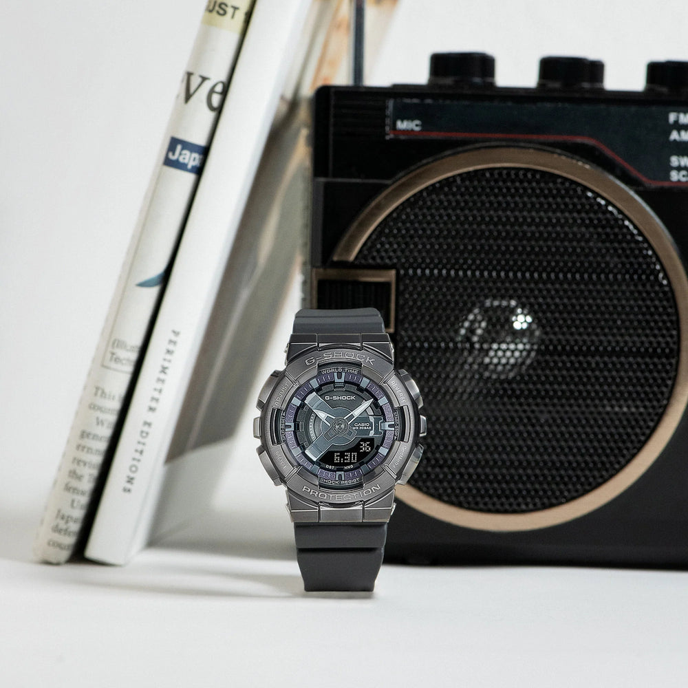 Casio G-Shock Men's Black Resin & Stainless Steel | Gm-S110b-8aer by i-watch