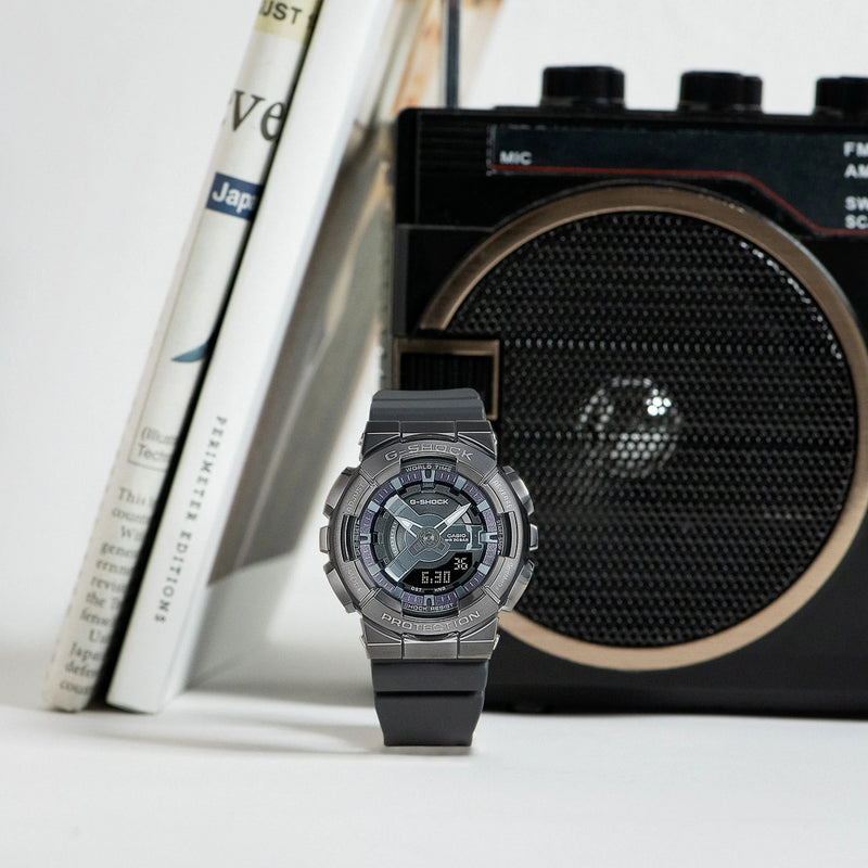 Casio G-Shock Men's Black Resin & Stainless Steel | Gm-S110b-8aer by i-watch