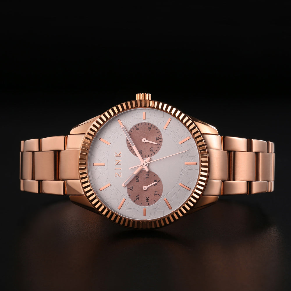 Zink Women's Rose Gold Watch - Stainless Steel | Zk128l2ss-10 by i-watch