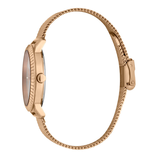 Esprit Women's Watch With Rose Gold Stainless Steel Case And Rose Gold Stainless Steel Band by i-watch
