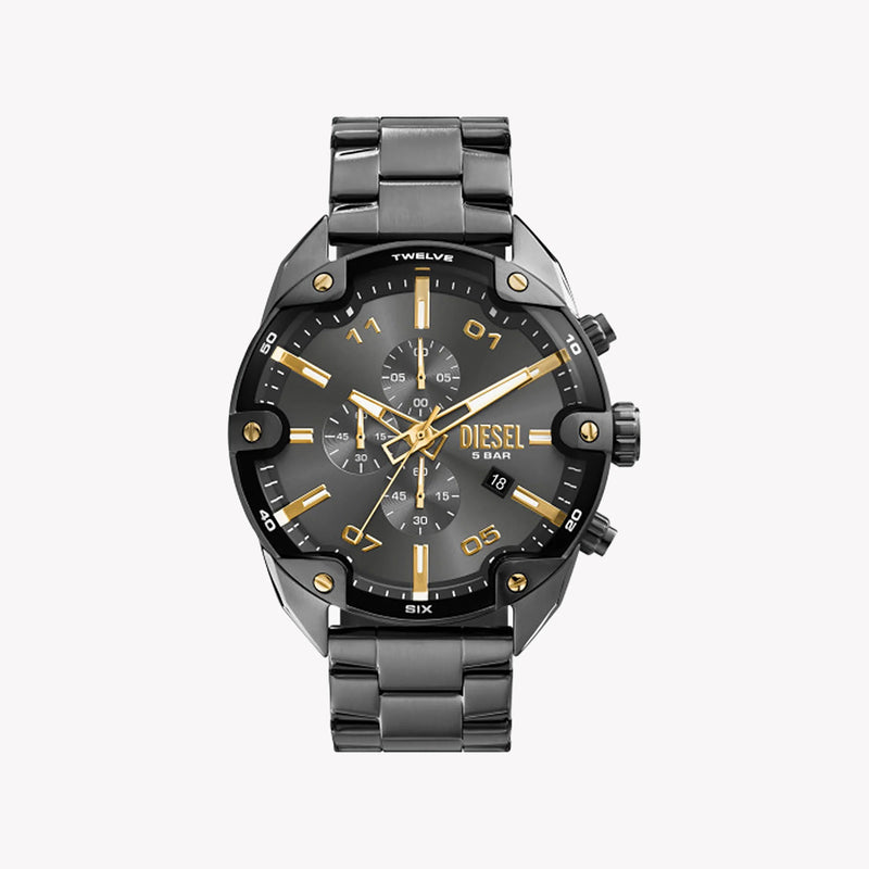 Diesel Men's Gray Stainless Steel Watch, Gray Dial | Dz4669 by i-watch