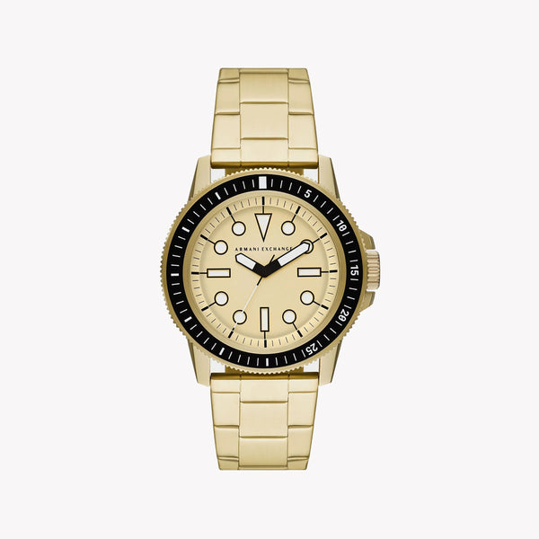 Armani Exchange Men's Gold Stainless Steel Watch | Ax1854