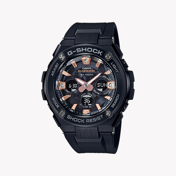 Casio G-Shock Gst-S310bdd-1adr - Rugged Elegance For The Modern Adventurer Men's Watch With Black Stainless Steel Case And Digital Dial by i-watch