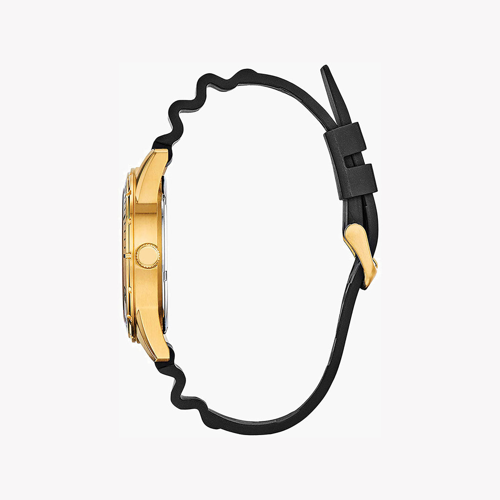 CITIZEN BI1043-01E BOLD EXPRESSION - Men's Gold & Black Urethane Watch for Every Adventure-i-Watch-3