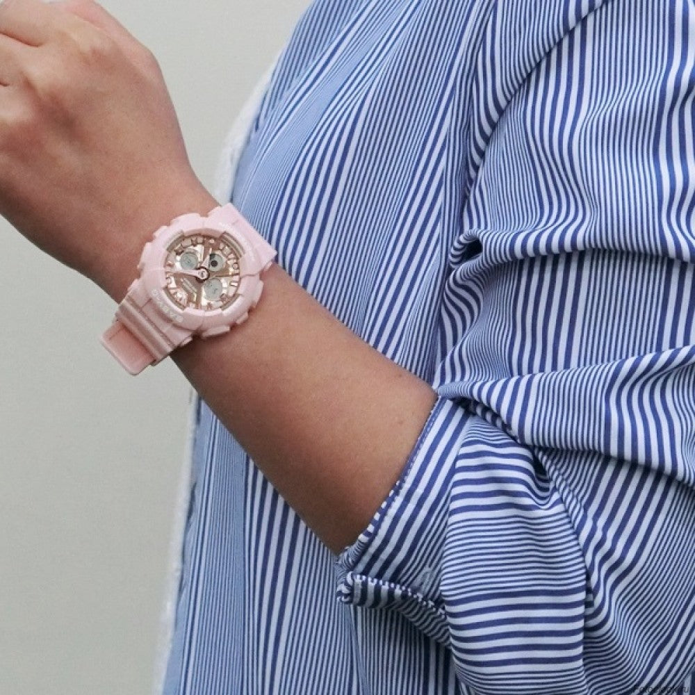 BA-130-4ADR BABY-G ADVENTURE - STYLISH PINK RESIN WOMEN'S WATCH FOR ACTIVE LIFESTYLES-i-Watch-2