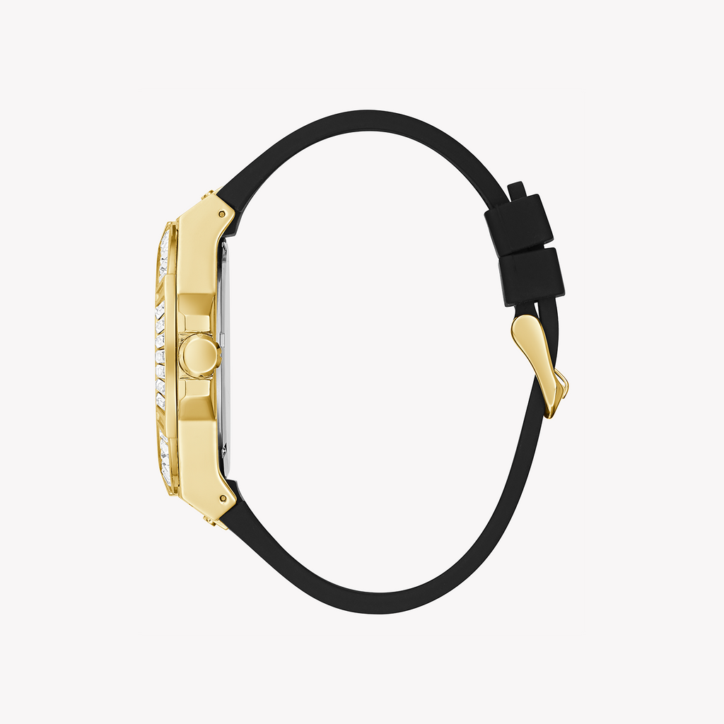 GUESS GW0208G2 BOLD LUXE - STRIKING GOLD & BLACK TIMEPIECE for Women with Sporty Silicon Band-i-Watch-2