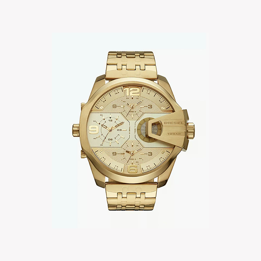 DIESEL DZ7447 GOLD BOLD CHRONOGRAPH - ADVENTURE AWAITS MEN'S WATCH