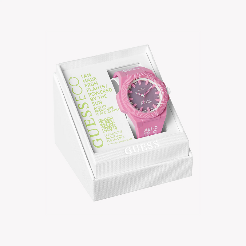 Guess Women's Pink Plastic Watch, Pink Dial | Gw0587l3 by i-watch