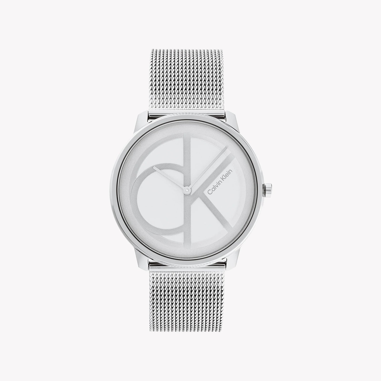 Ck Calvin Klein Men's Silver Stainless Steel Watch, Silver Dial | Ck1w1001 by i-watch