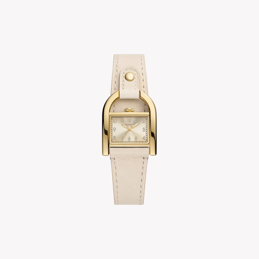 Fossil Women's Gold Watch, Nude Leather Strap | Es5280 by i-watch