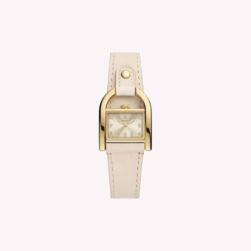 Fossil Women's Gold Watch, Nude Leather Strap | Es5280 by i-watch