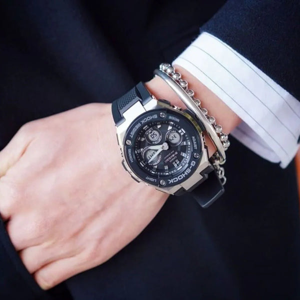 G-Shock Gst-S300-1adr Men's Powerful Style - Tough Elegance In Action by i-watch