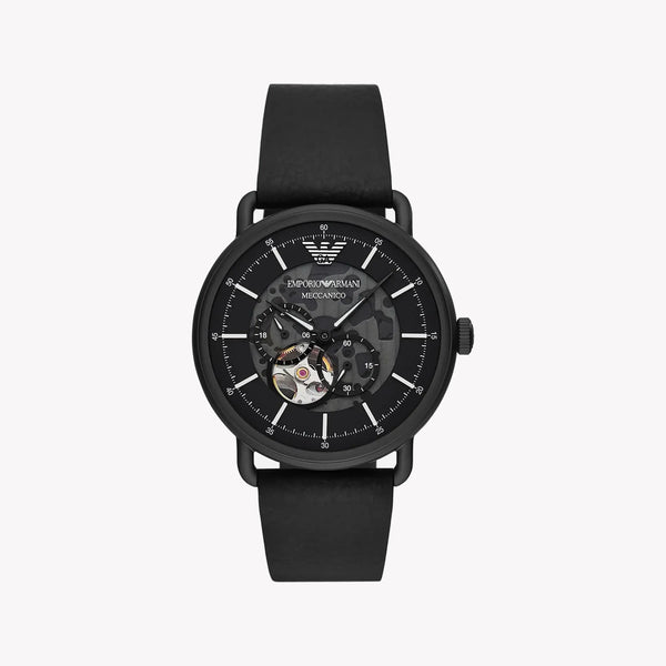 Emporio Armani Men's Black Watch, Leather Band | Ar60028 by i-watch