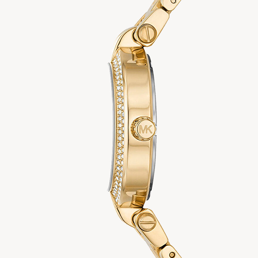 MICHAEL KORS MK4704 GOLD & WHITE - ELEGANT EVERYDAY TIMEPIECE Women's Watch with luxurious gold accents and a chic design-i-Watch-2